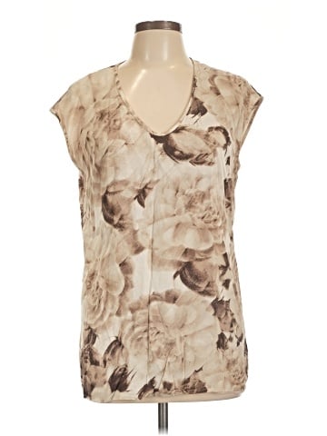 St. John Sleeveless Silk Top (view 1)
