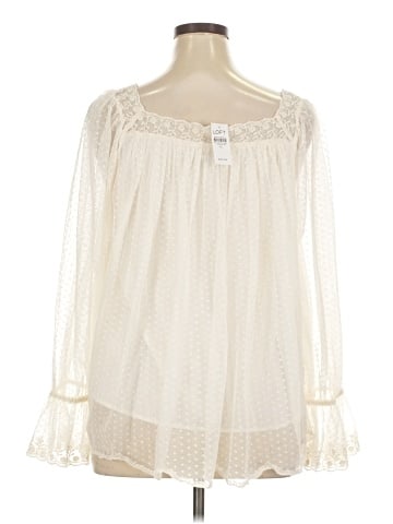 Ann Taylor LOFT 3/4 Sleeve Blouse (view 2)