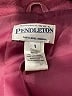 Pendleton 100% Leather Purple Leather Jacket Size S - photo 6