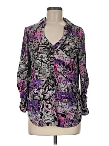 Peter Nygard Long Sleeve Blouse (view 1)