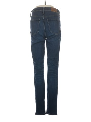 Madewell 9" Mid-Rise Skinny Jeans in Larkspur Wash: TENCEL&trade; Denim Edition (view 2)