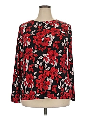 Liz Claiborne Long Sleeve Blouse (view 1)