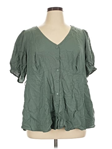Torrid Short Sleeve Blouse (view 1)