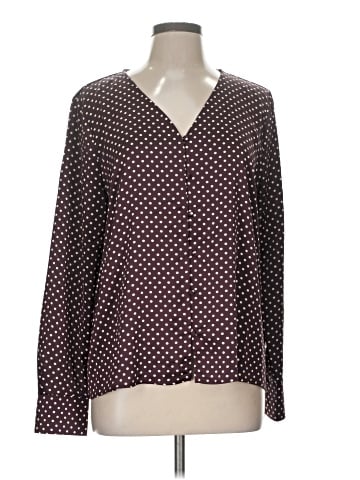 Ann Taylor Factory Long Sleeve Blouse (view 1)