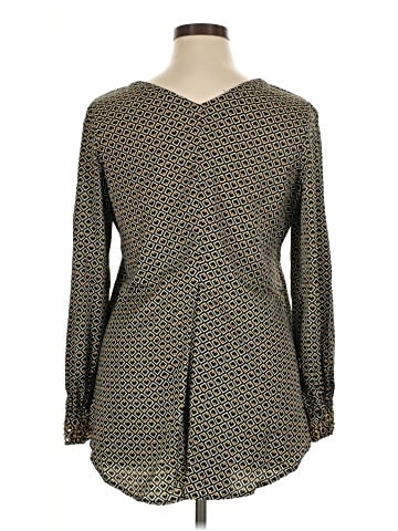 metaphor Long Sleeve Blouse (view 2)