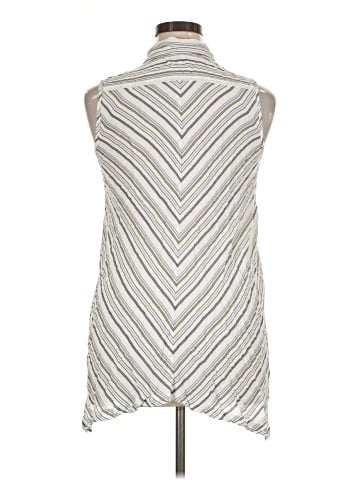 Max Studio Sleeveless Button-Down Shirt (view 2)