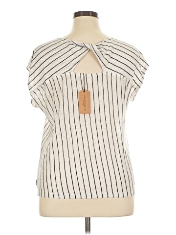 Christian Siriano New York Short Sleeve Blouse (view 2)