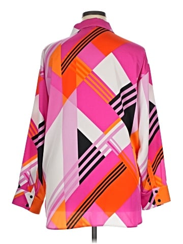 Karl Lagerfeld Paris Long Sleeve Blouse (view 2)