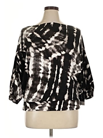 Simply Vera Vera Wang 3/4 Sleeve Blouse (view 1)