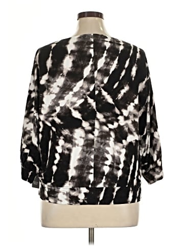 Simply Vera Vera Wang 3/4 Sleeve Blouse (view 2)
