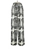 Express Print Silver Casual Pants Size XS - photo 2