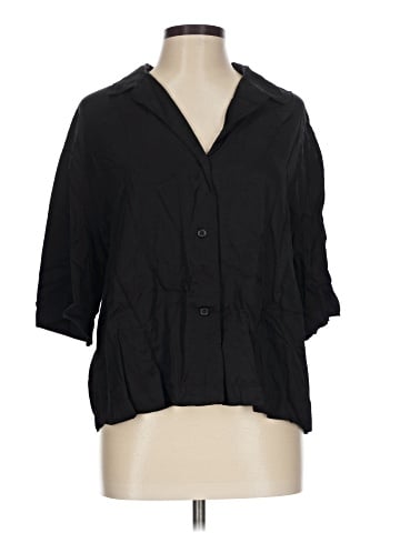 H&M 3/4 Sleeve Button-Down Shirt (view 1)