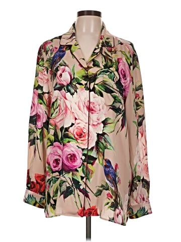 Dolce & Gabbana 3/4 Sleeve Silk Top (view 1)