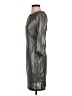 Zara Basic Metallic Silver Cocktail Dress Size S - photo 5