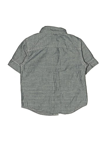 CALVIN KLEIN JEANS Short Sleeve Button-Down Shirt (view 2)