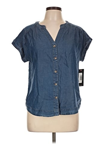Blu Pepper Short Sleeve Blouse (view 1)