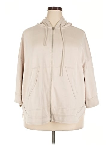 White Birch Zip Up Hoodie (view 1)