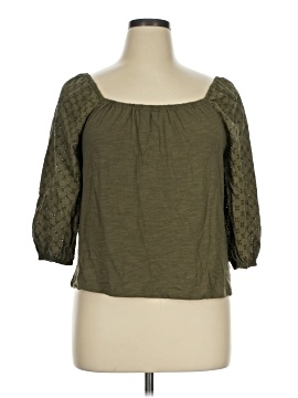 Sanctuary 3/4 Sleeve Blouse (view 1)