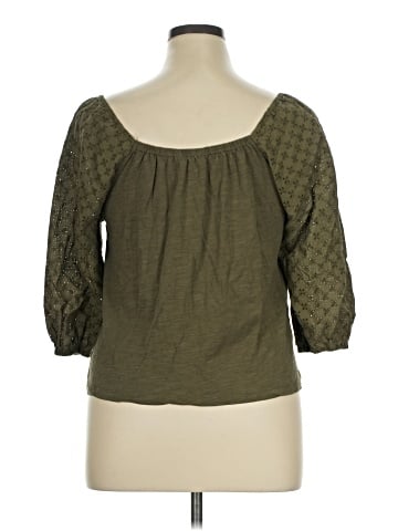 Sanctuary 3/4 Sleeve Blouse (view 2)