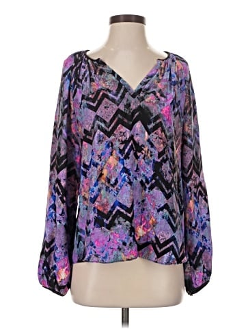 Alice & Trixie 3/4 Sleeve Silk Top (view 1)