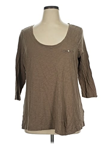 Eddie Bauer 3/4 Sleeve T-Shirt (view 1)