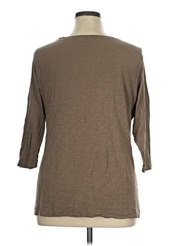 Eddie Bauer 3/4 Sleeve T-Shirt (view 2)