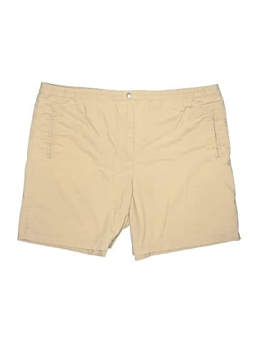 Karen Scott Sport Khaki Shorts (view 1)