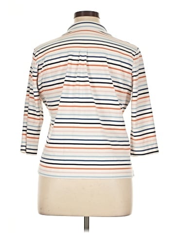 L.L.Bean 3/4 Sleeve Button-Down Shirt (view 2)