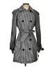 BCBGeneration Houndstooth Black Trenchcoat Size S - photo 1