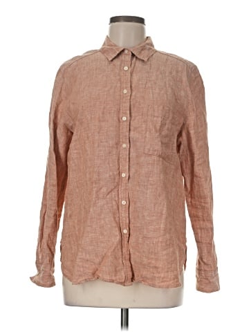 Ann Taylor LOFT Long Sleeve Button-Down Shirt (view 1)