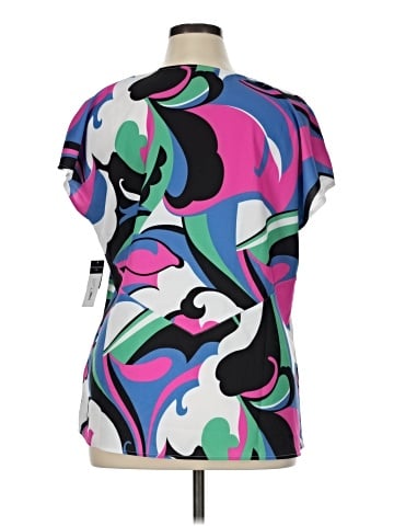 Tahari by ASL Short Sleeve Blouse (view 2)