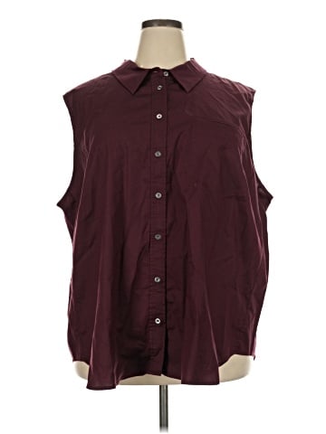 Universal Standard Sleeveless Button-Down Shirt (view 1)