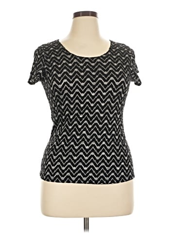 Notations Short Sleeve Top (view 1)