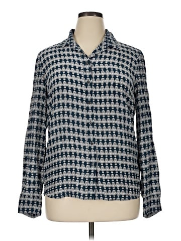 J.Crew Long Sleeve Silk Top (view 1)
