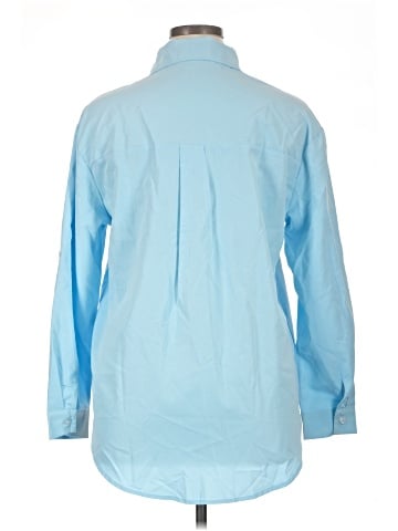 Unbranded 3/4 Sleeve Button-Down Shirt (view 2)