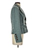 Etcetera Tweed Teal Wool Blazer Size 2 - photo 4