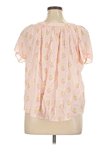 LC Lauren Conrad Short Sleeve Blouse (view 2)