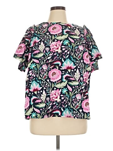 Crown & Ivy Short Sleeve Blouse (view 1)