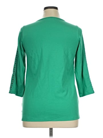 Jones New York Signature 3/4 Sleeve T-Shirt (view 2)