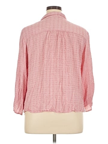 Habitat 3/4 Sleeve Button-Down Shirt (view 2)