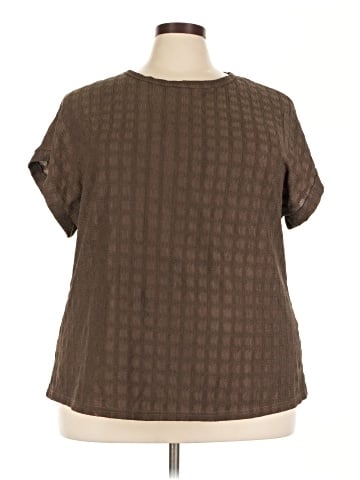 Shein Curve Short Sleeve T-Shirt (view 1)