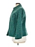 Chico's Design Tweed Teal Jacket Size XL (3) - photo 5