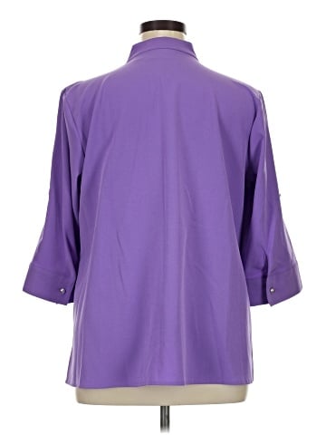 Kathie Lee 3/4 Sleeve Blouse (view 2)