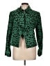 Anne Klein Animal Print Green Jacket Size 12 - photo 1