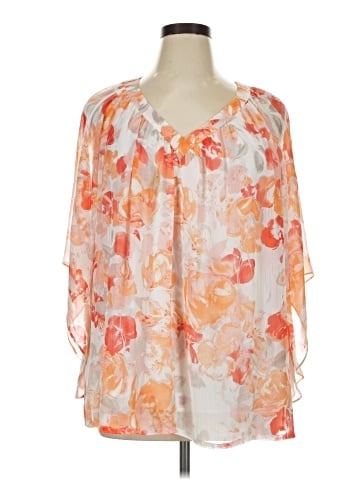 Rose + Olive Short Sleeve Blouse (view 1)