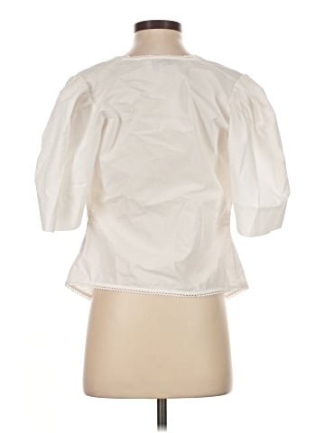 Ganni Short Sleeve Blouse (view 2)