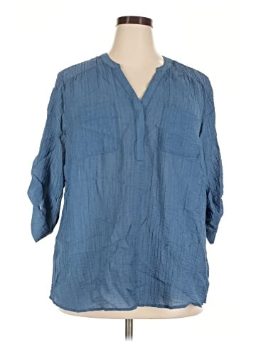 Torrid 3/4 Sleeve Blouse (view 1)