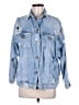 Zara Basic 100% Cotton Blue Denim Jacket Size M - photo 1