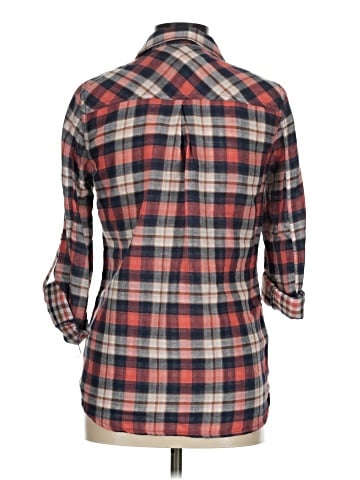 Skies Are Blue 3/4 Sleeve Button-Down Shirt (view 2)