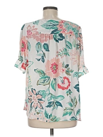 Ann Taylor LOFT Short Sleeve Blouse (view 2)
